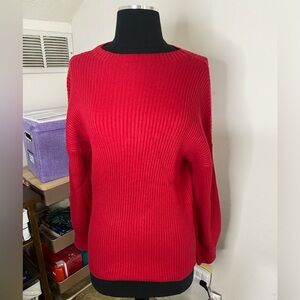 Red international concepts sweater
